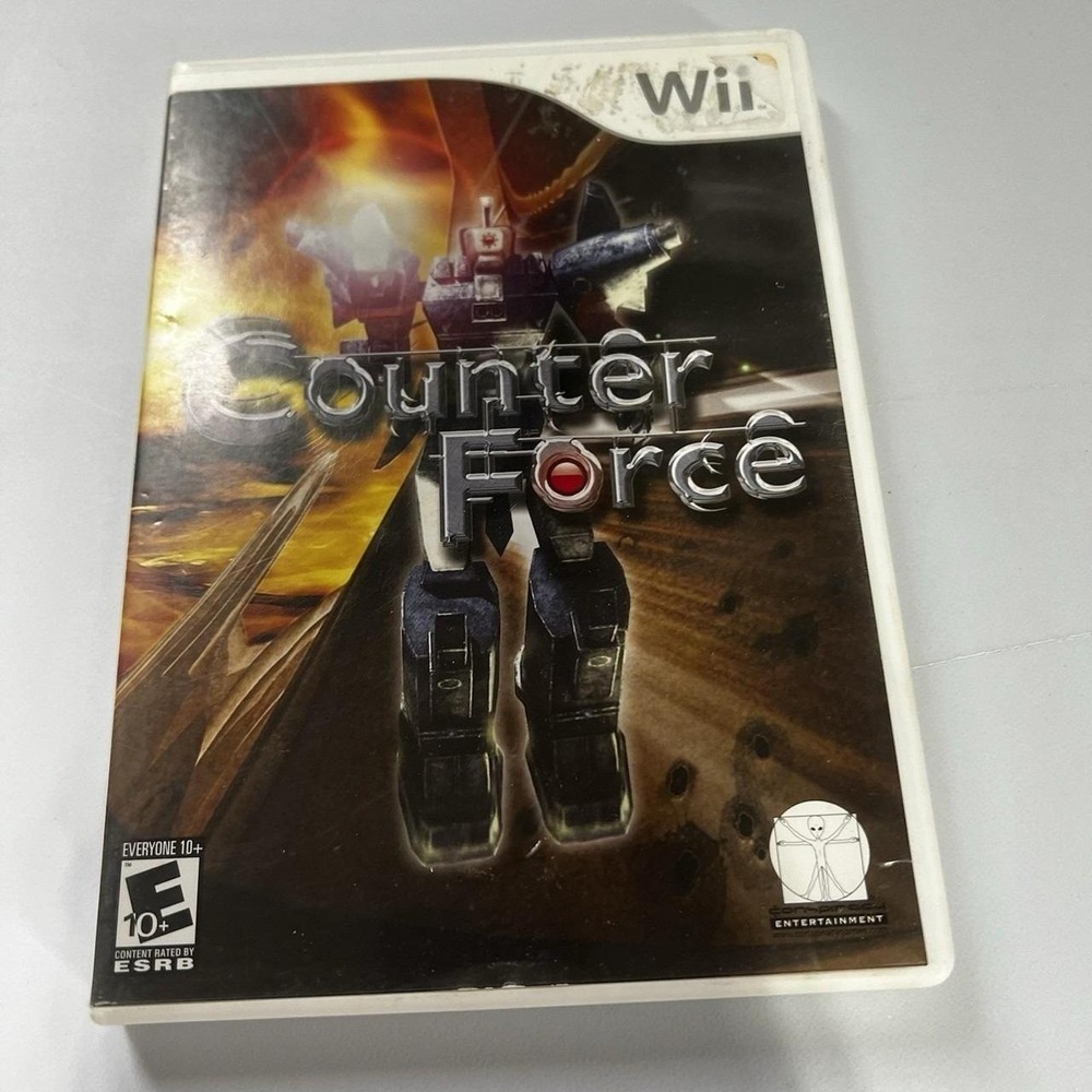 Counter Force (Nintendo Wii, 2007) Complete with Manual, Case, and Game Disc